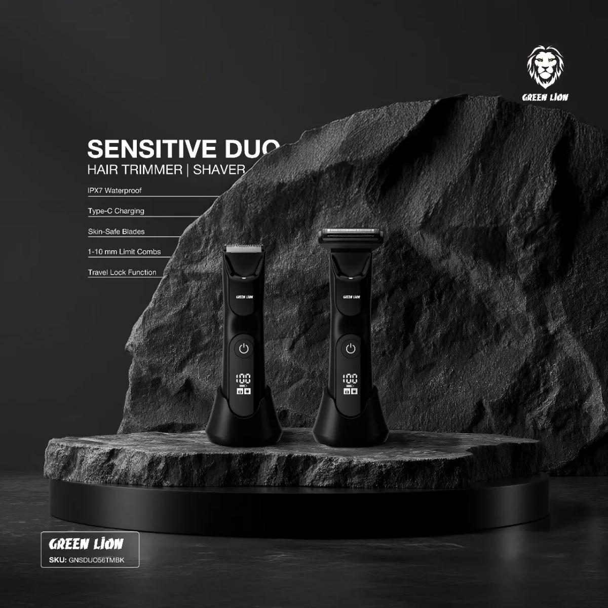 Green Lion Sensitive Duo - Hair Trimmer & Shaver