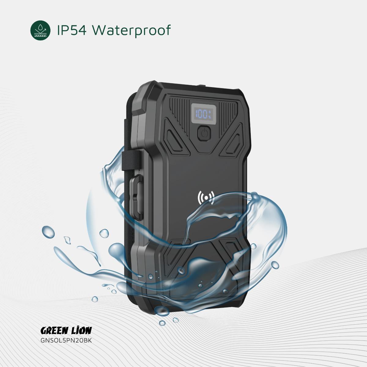 Green Lion 20000mAh 5-Panel Solar Charger