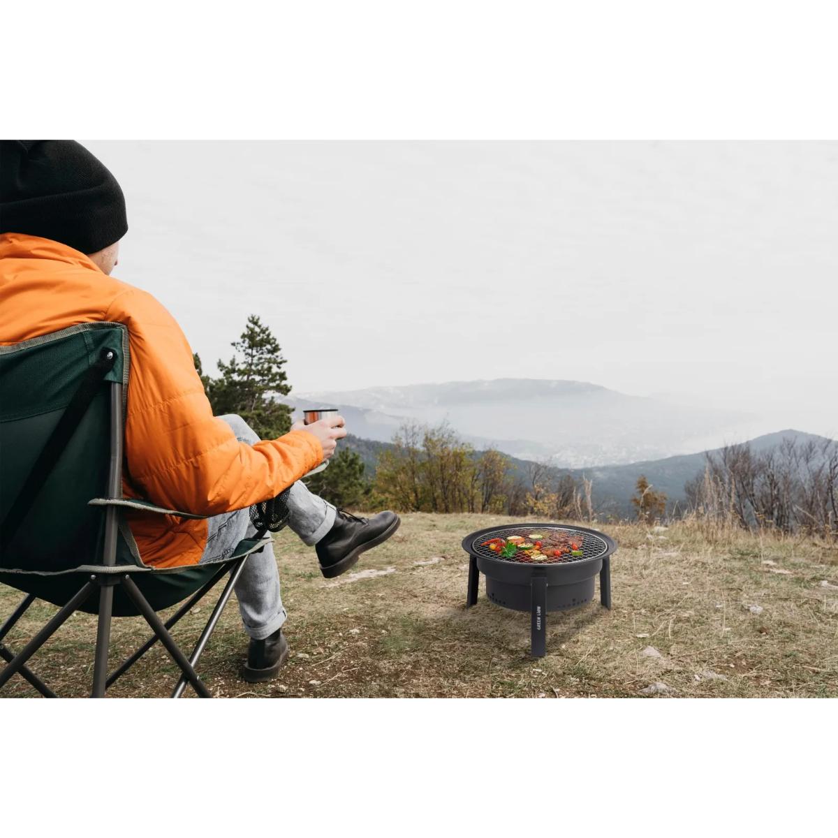 Green Lion Grill Sphere Foldable BBQ Grill