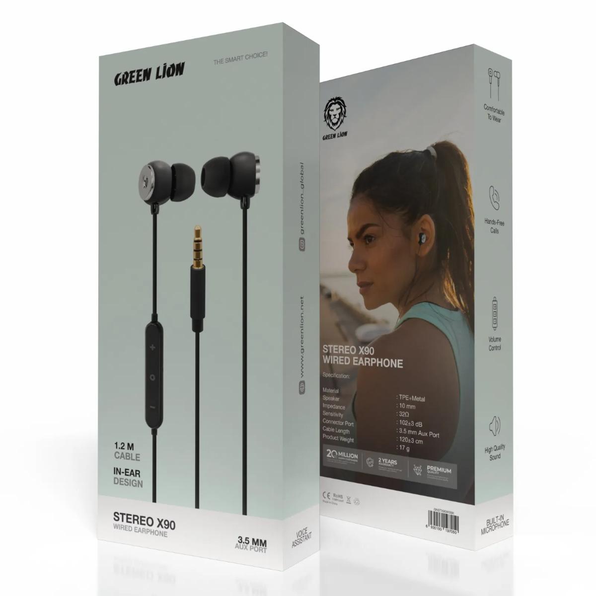 Green Lion Stereo X90  Wired Earphone
