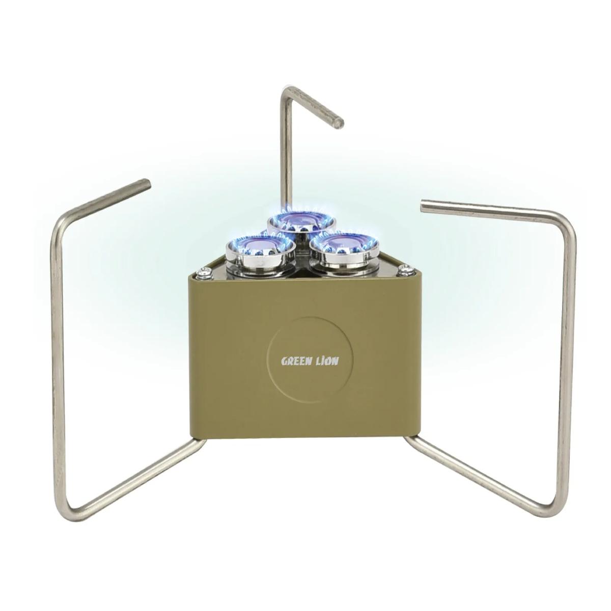 Green Lion 3•Burner Foldable Camping Stove