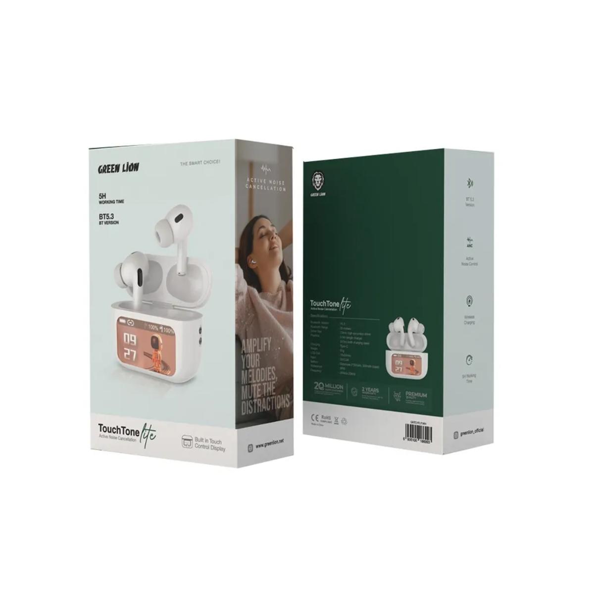 Green Lion Touch Tone Lite ANC Wireless Earbuds