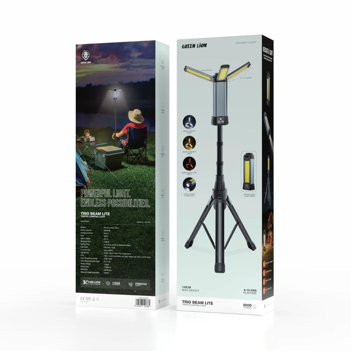 Green Lion Trio Beam Lite Tripod Light