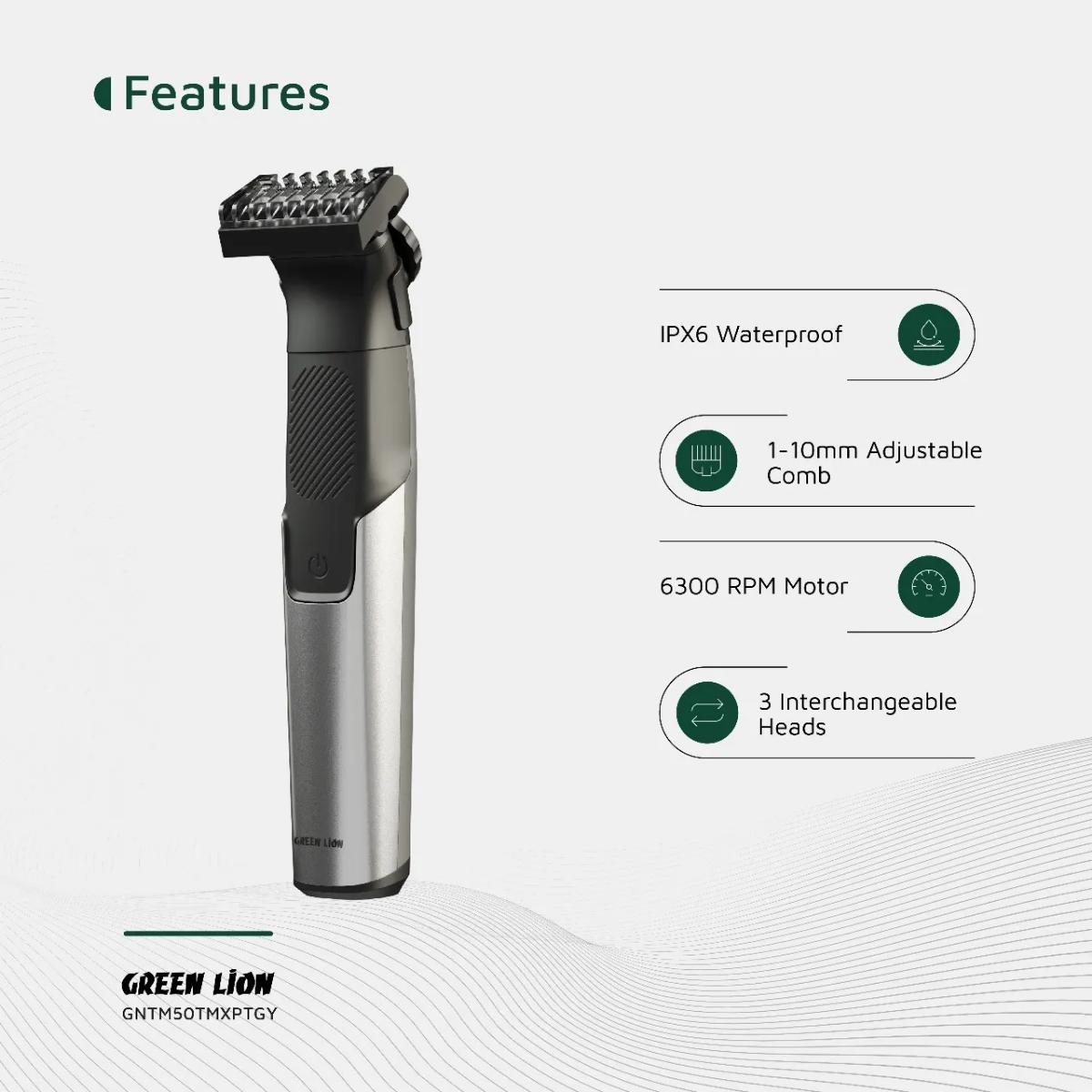 Green Lion 3 In 1 Expert Hair Trimmer & Shaver