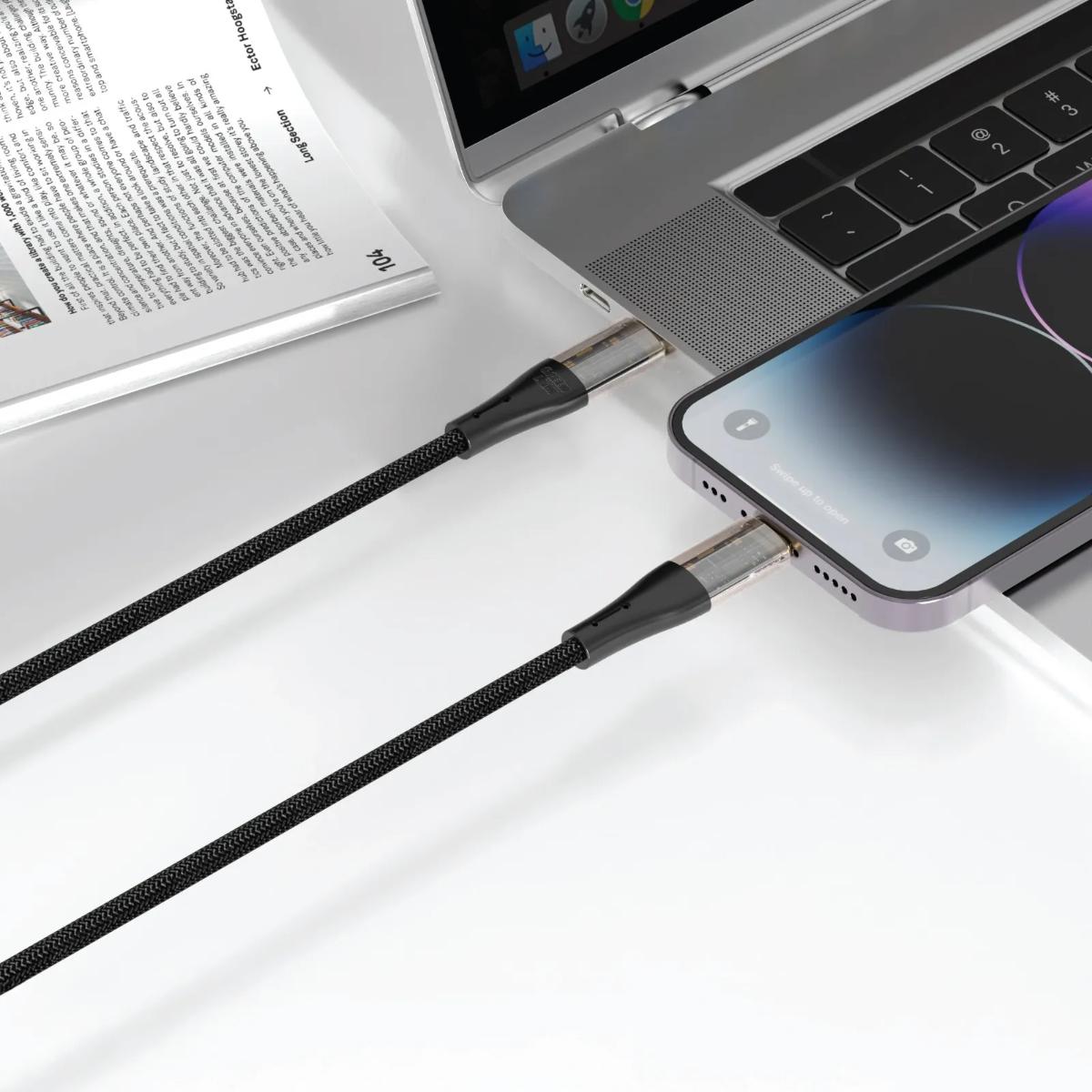 Green Lion Transparent Cable USB•C To USB•C