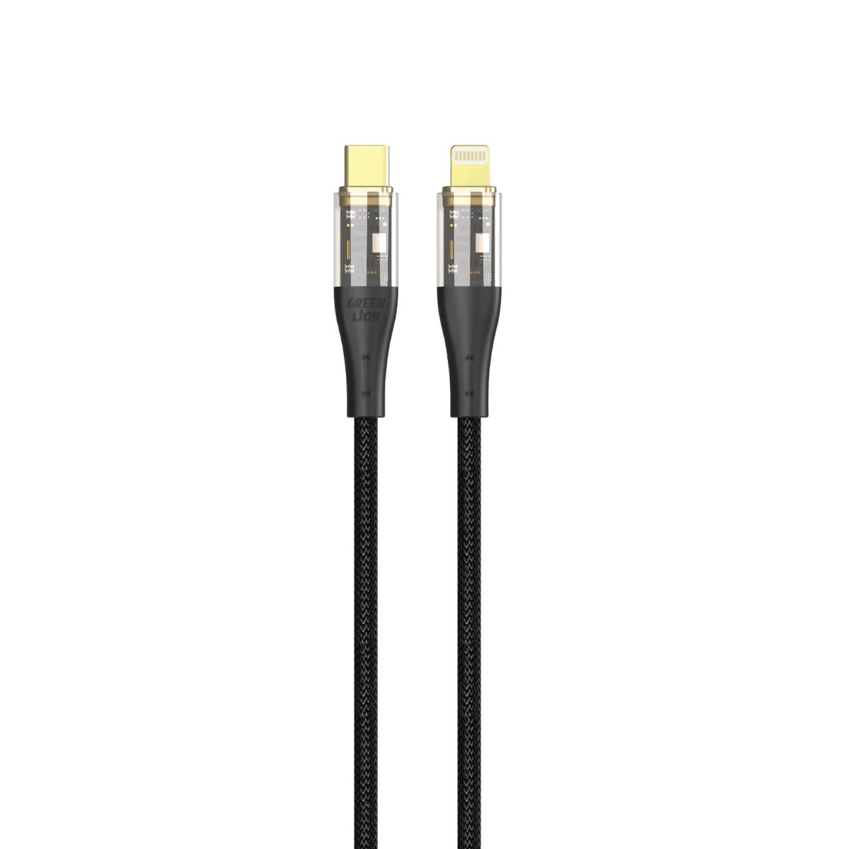 Green Lion Transparent Cable USB•C To USB•C