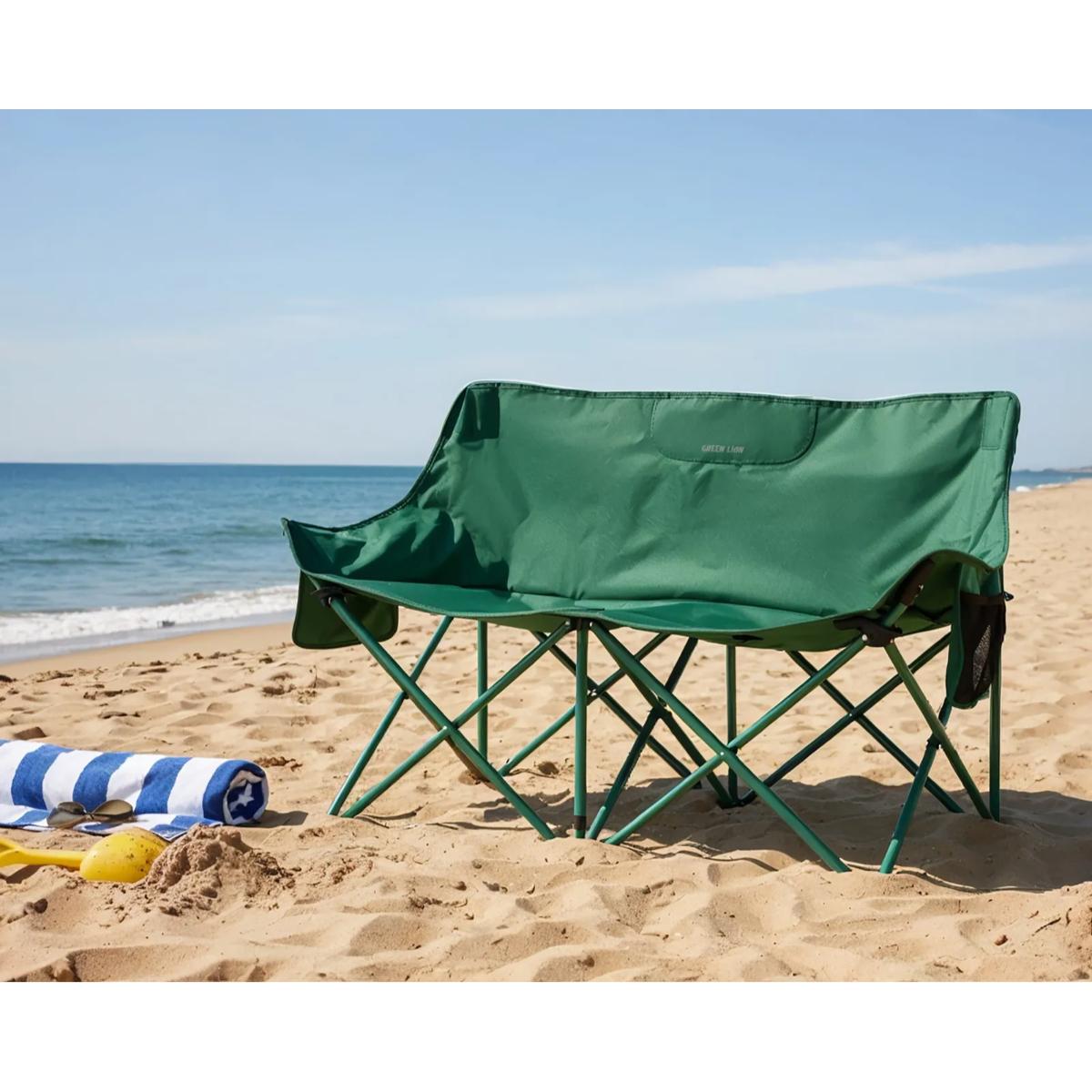 Green Lion Twin Camping Chair
