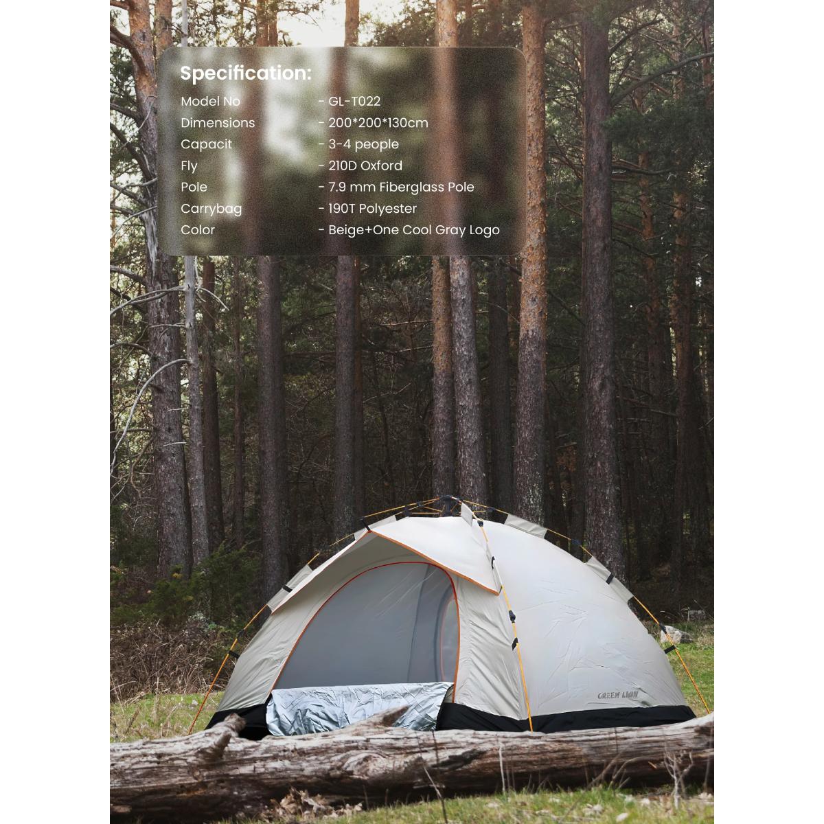 Green Lion GT•3 Camping Tent