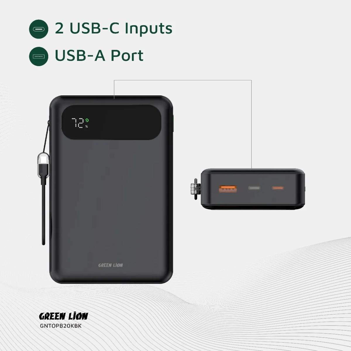 Green Lion TOLEDO 20000mAh Power Bank