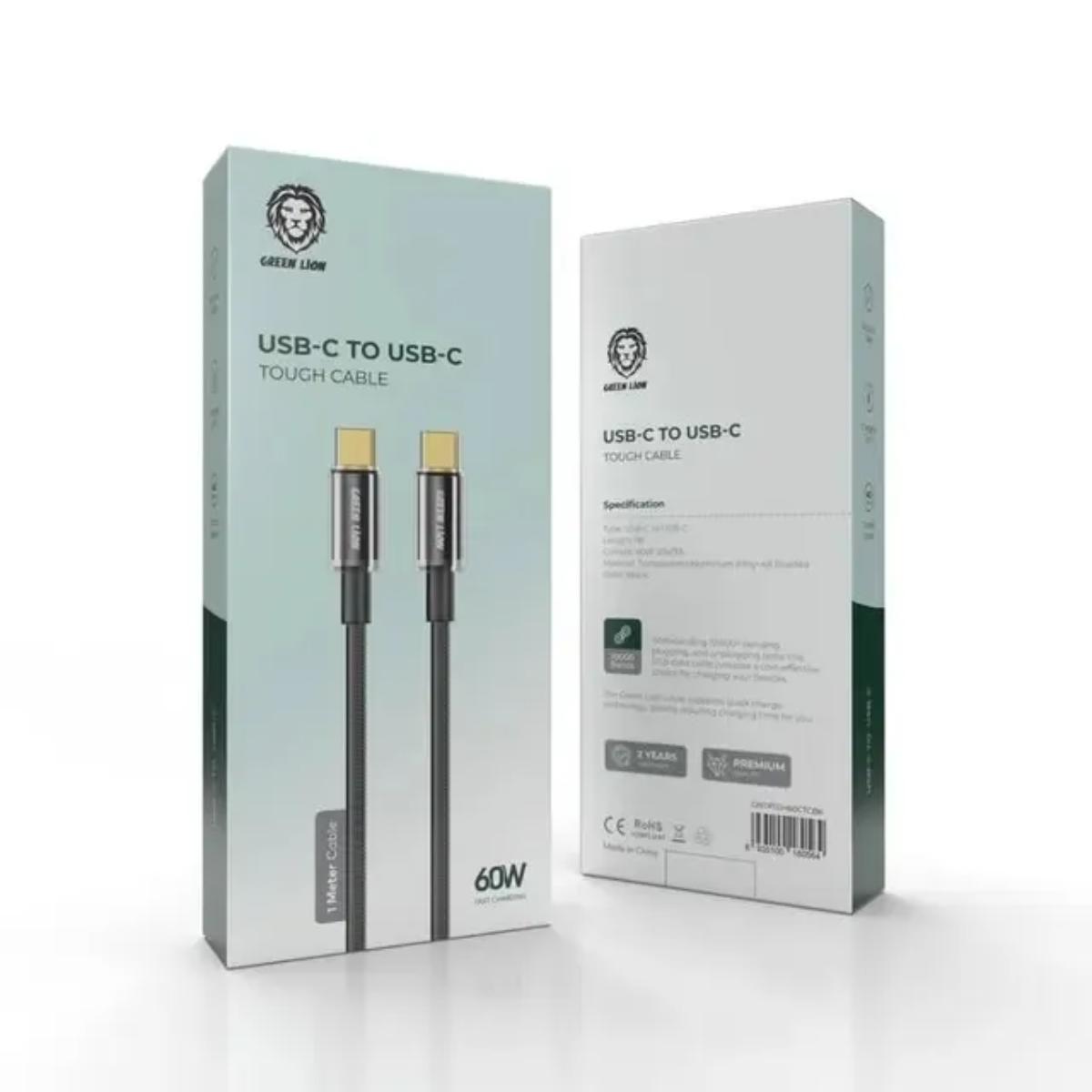 Green Lion Type•C To Type•C Tough Cable