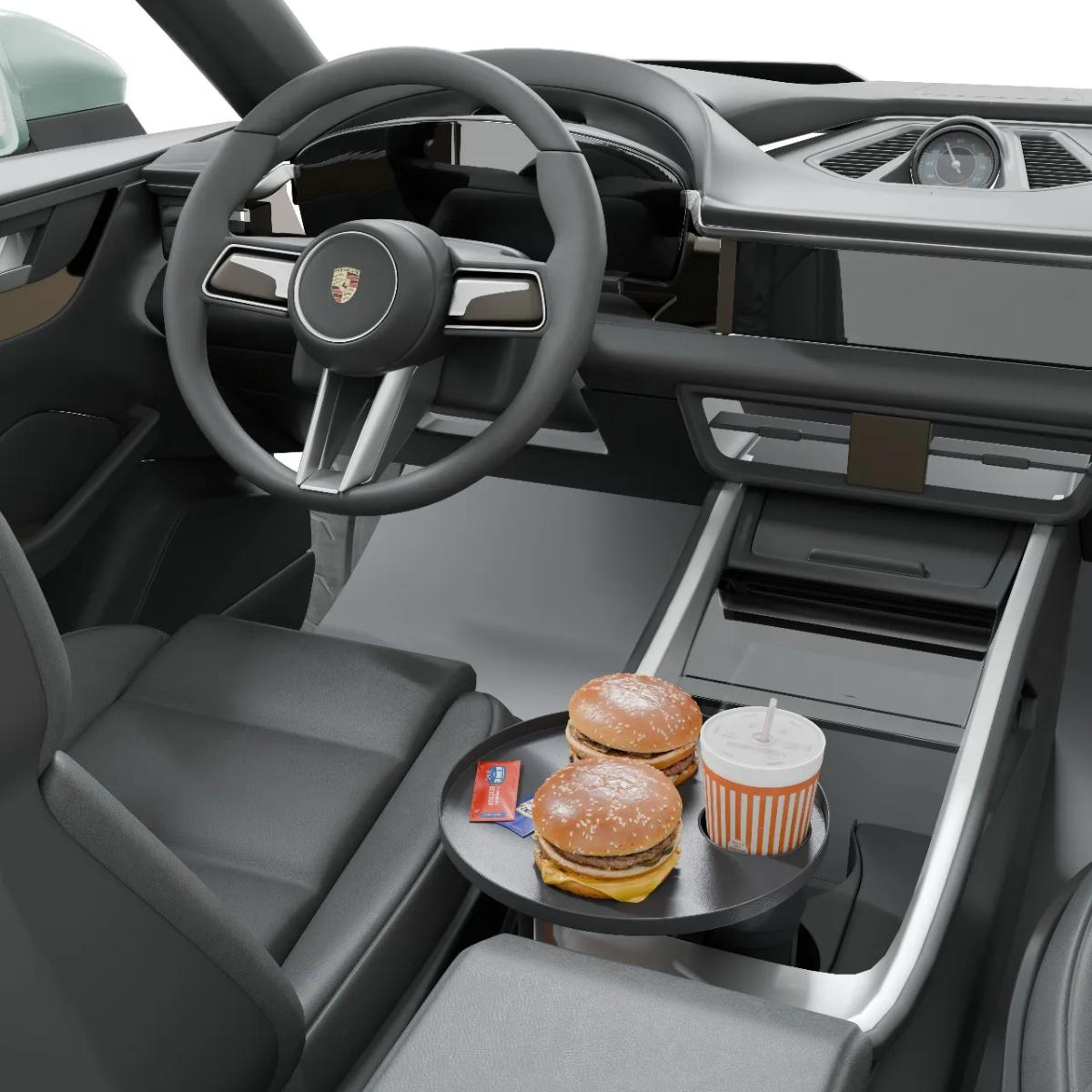 Green Lion Travel Tray Car Cup Holder