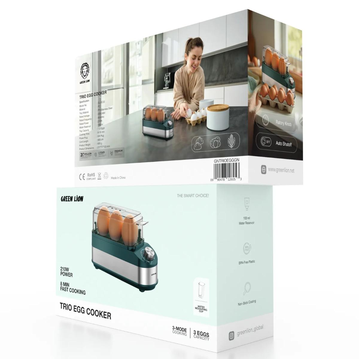Green Lion Trio Egg Cooker