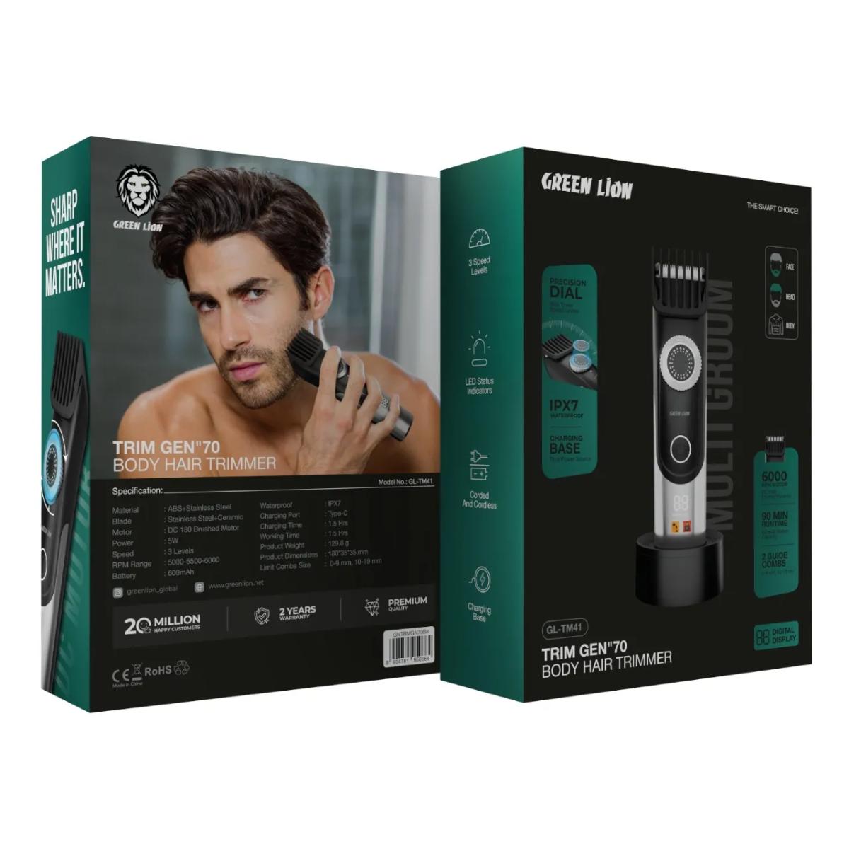 Green Lion Trim Gen''70 Body Hair Trimmer
