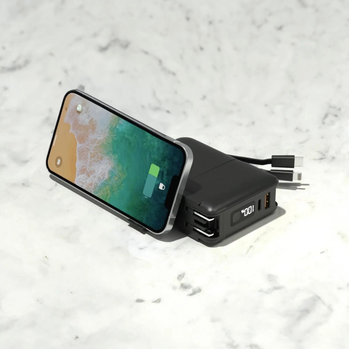 Green Lion 3-in-1 Travel Adapter & 10000mAh Power Bank