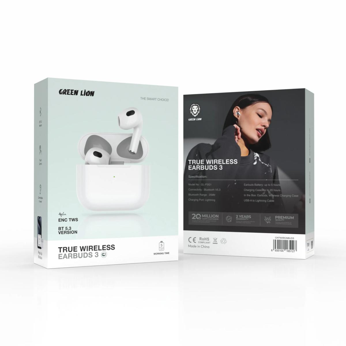 Green Lion True Wireless Earbuds 3 G1