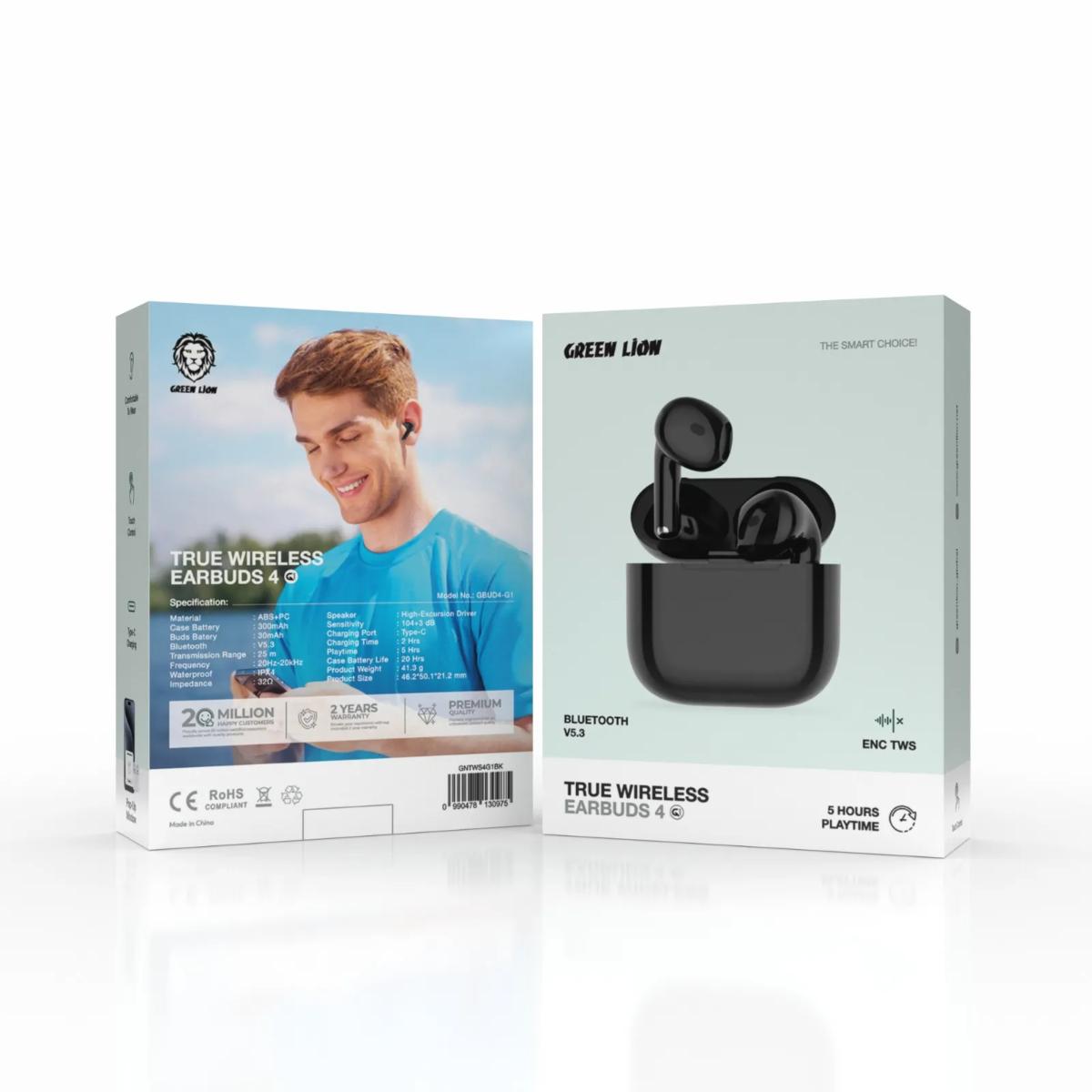 Green Lion True Wireless Earbuds 4 G1