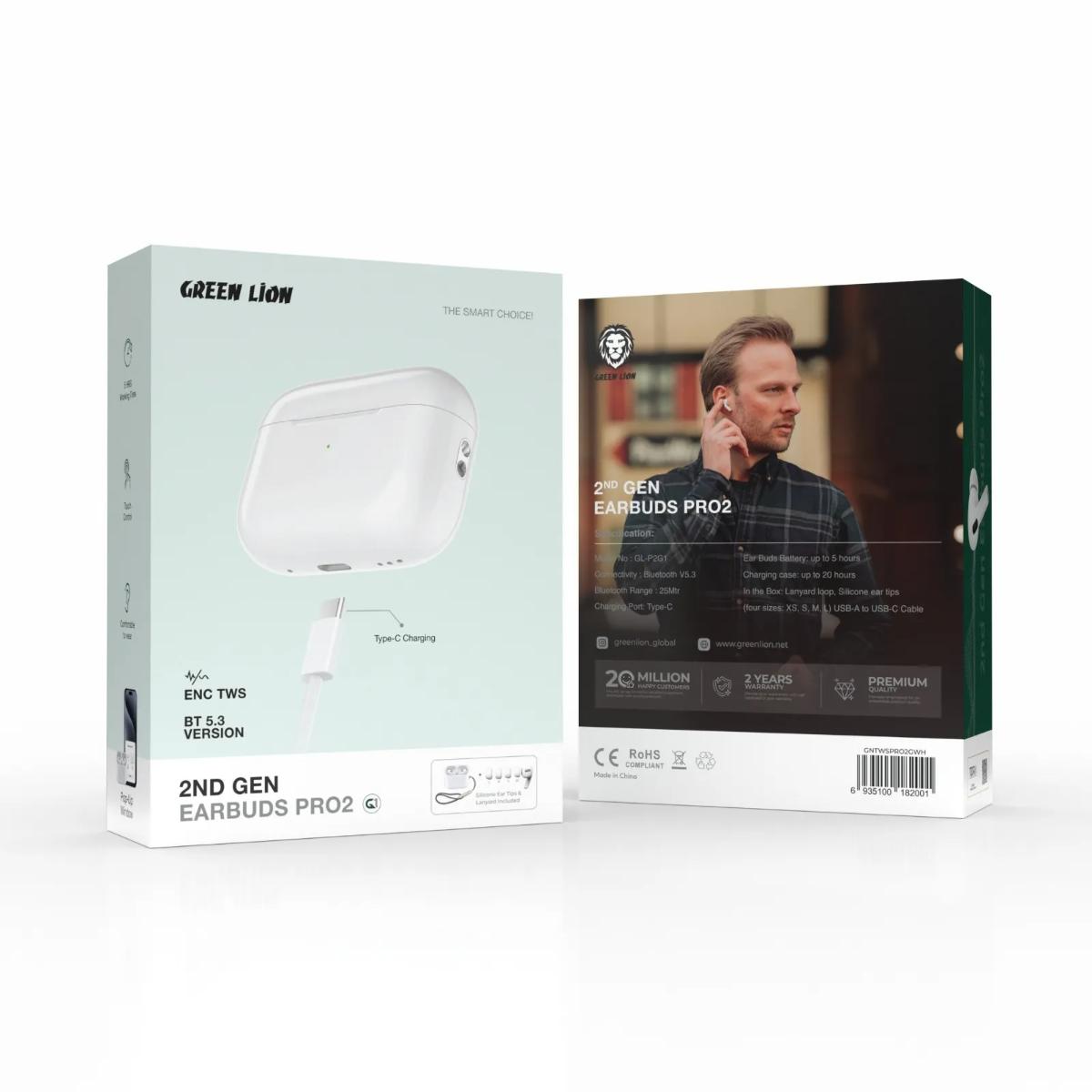 Green Lion Earbuds Pro 2 (2nd Gen)
