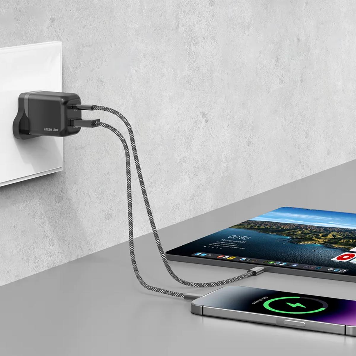 Green Lion 35W GaN Ultra-Compact Dual Port Charger