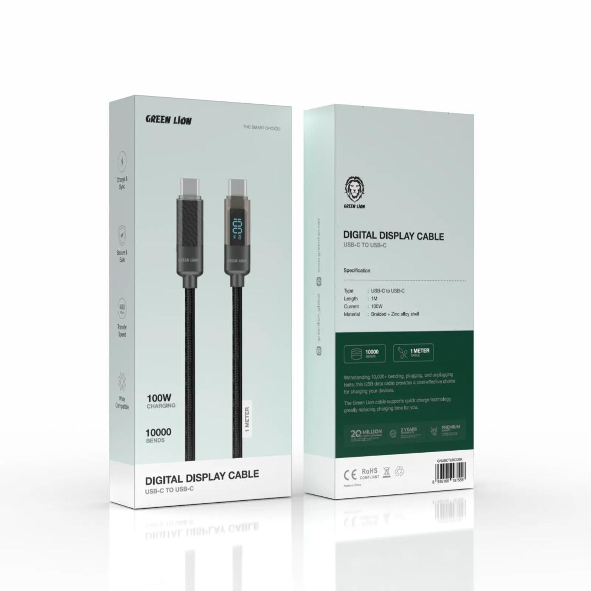 Green Lion Digital Display Cable USB•C to USB•C