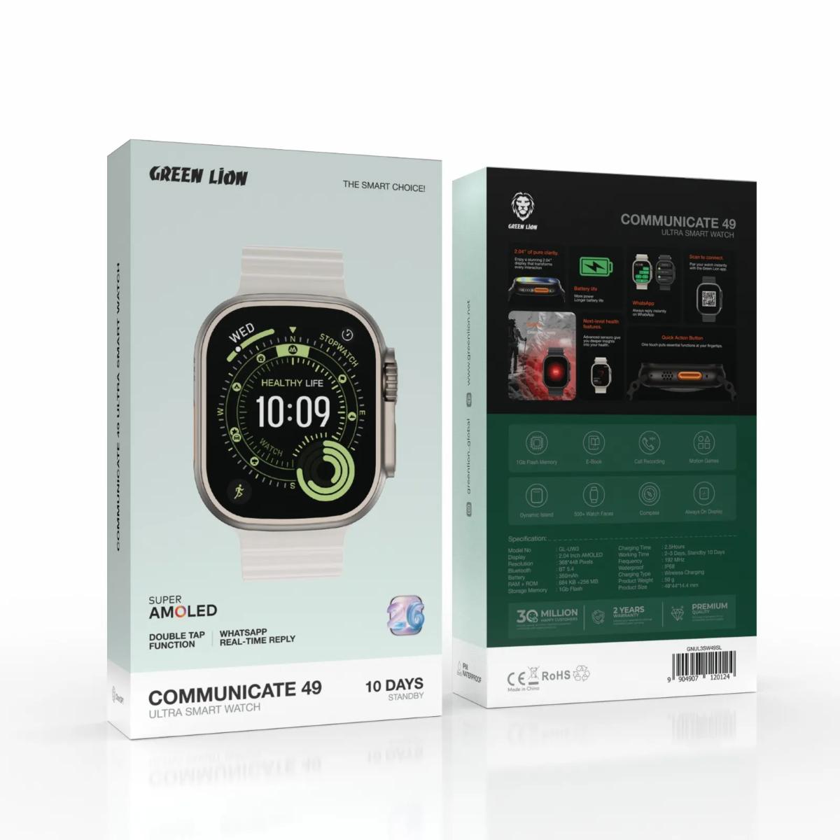 Green Lion Communicate 49 Ultra Smart Watch