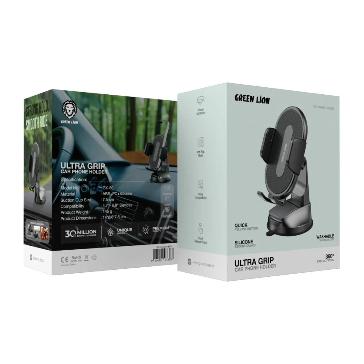 Green Lion Ultra Grip Car Phone Holder