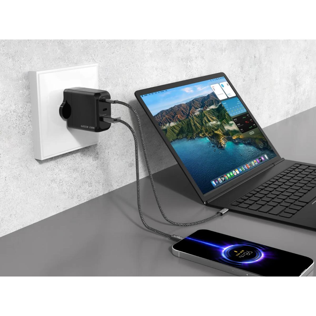 Green Lion 65W GaN Ultra-Compact Fast Wall Charger