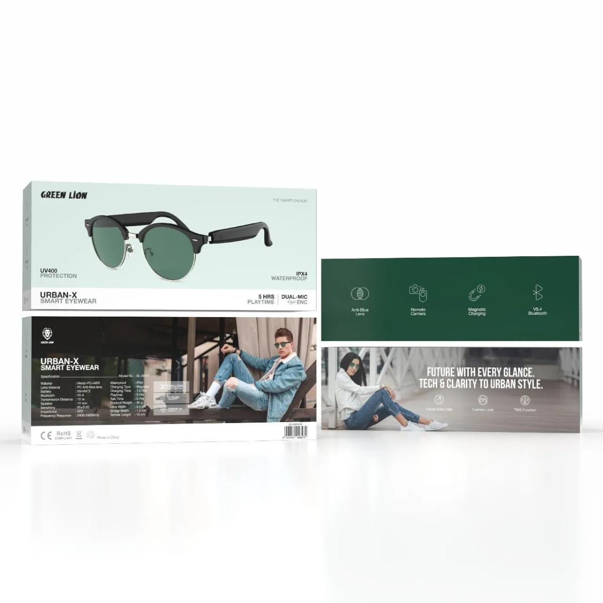 Green Lion Urban•X Smart Eyewear