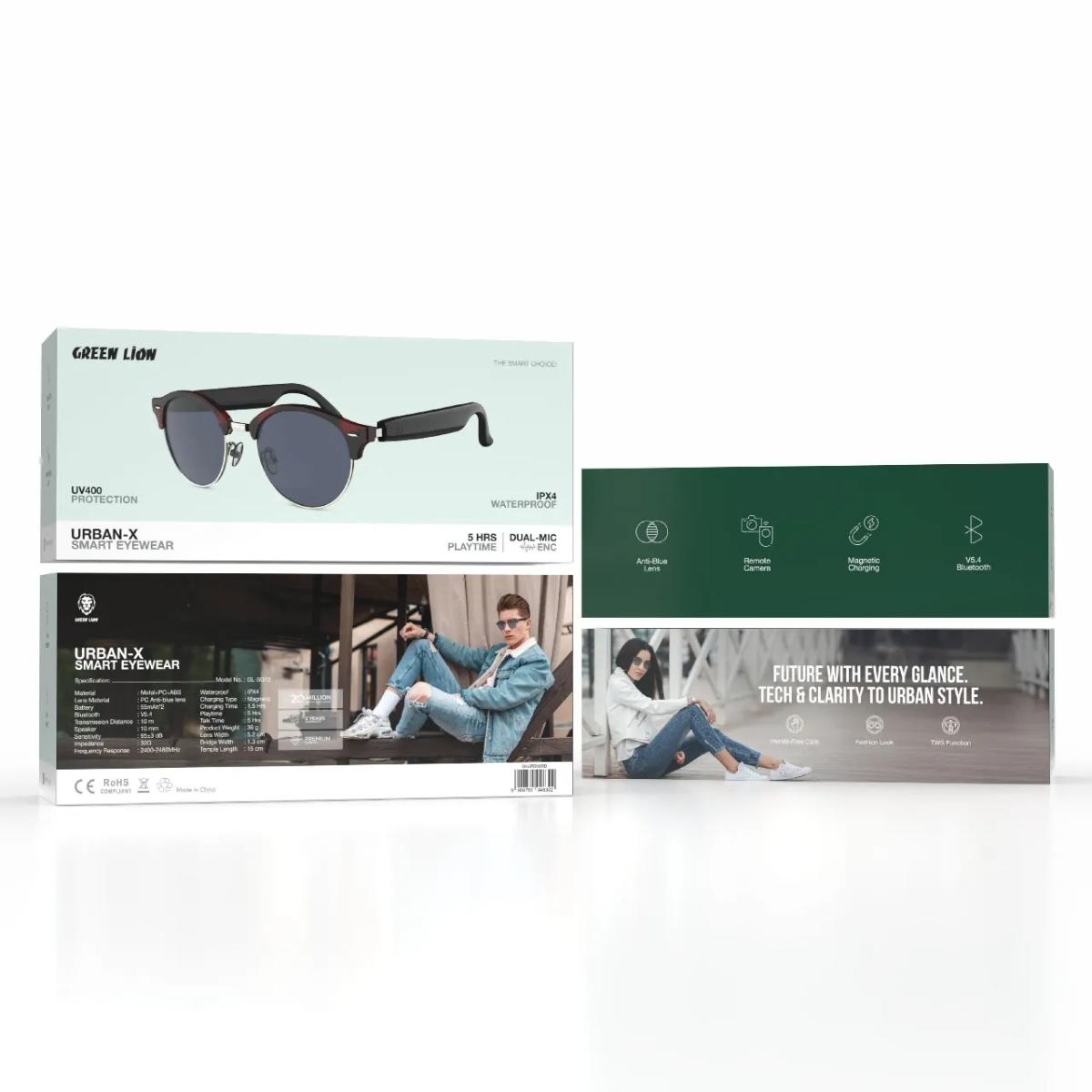 Green Lion Urban•X Smart Eyewear