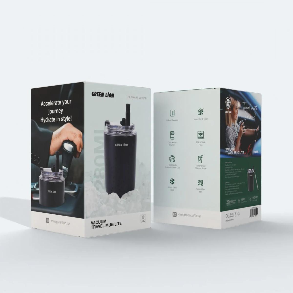 Green Lion Vacuum Travel Mug Lite 280 ML