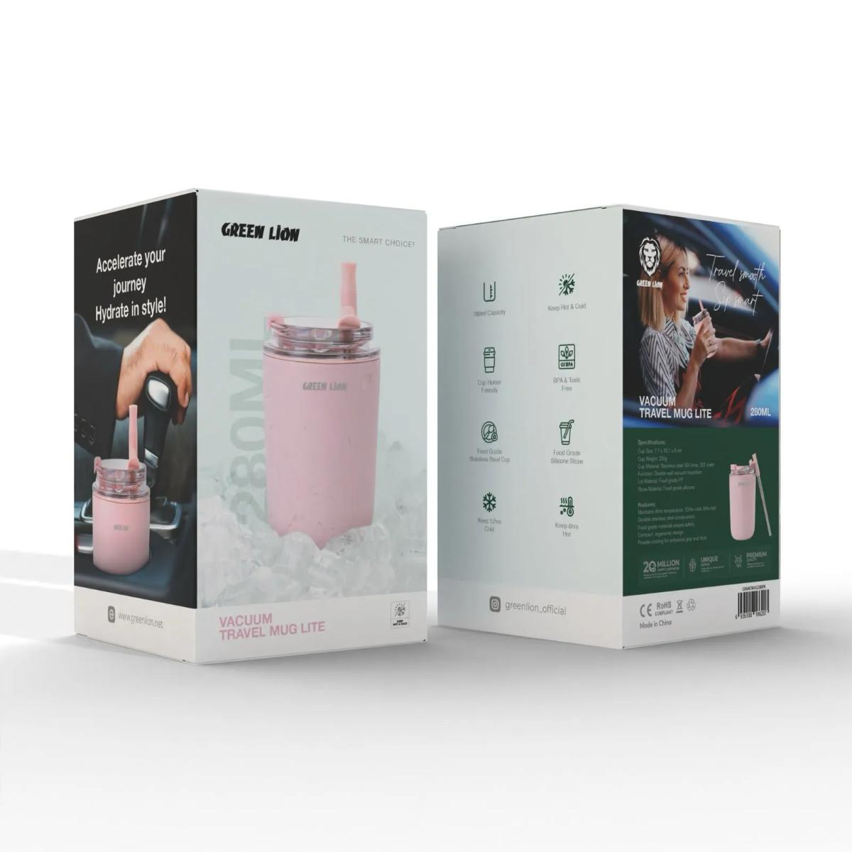 Green Lion Vacuum Travel Mug Lite 280 ML
