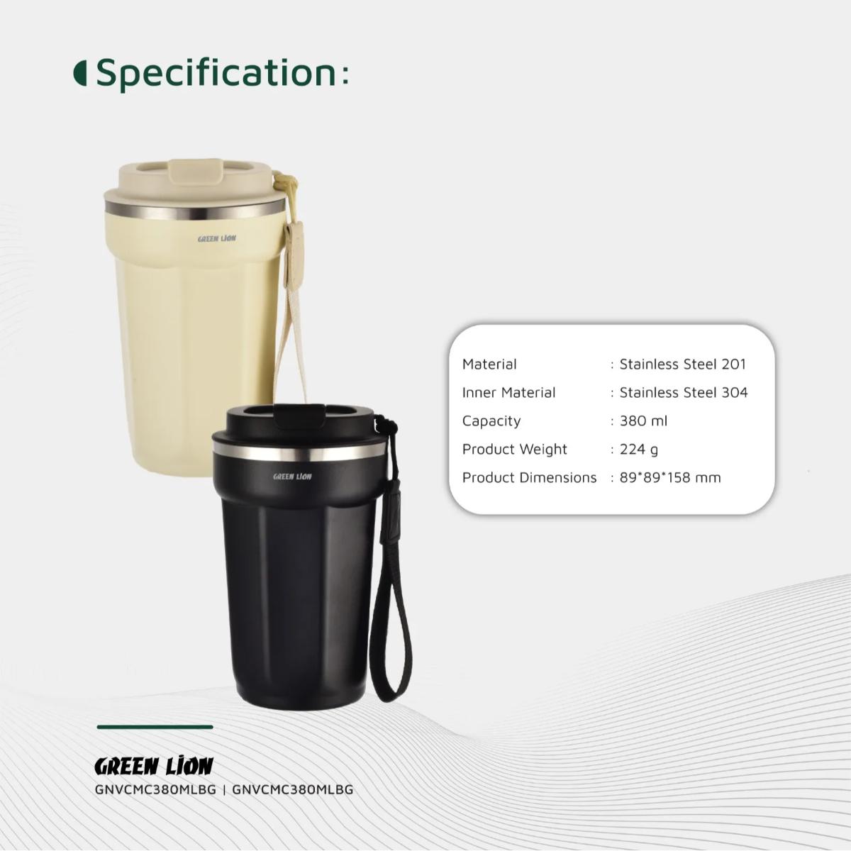 Green Lion Vacuum Mug 380 ml