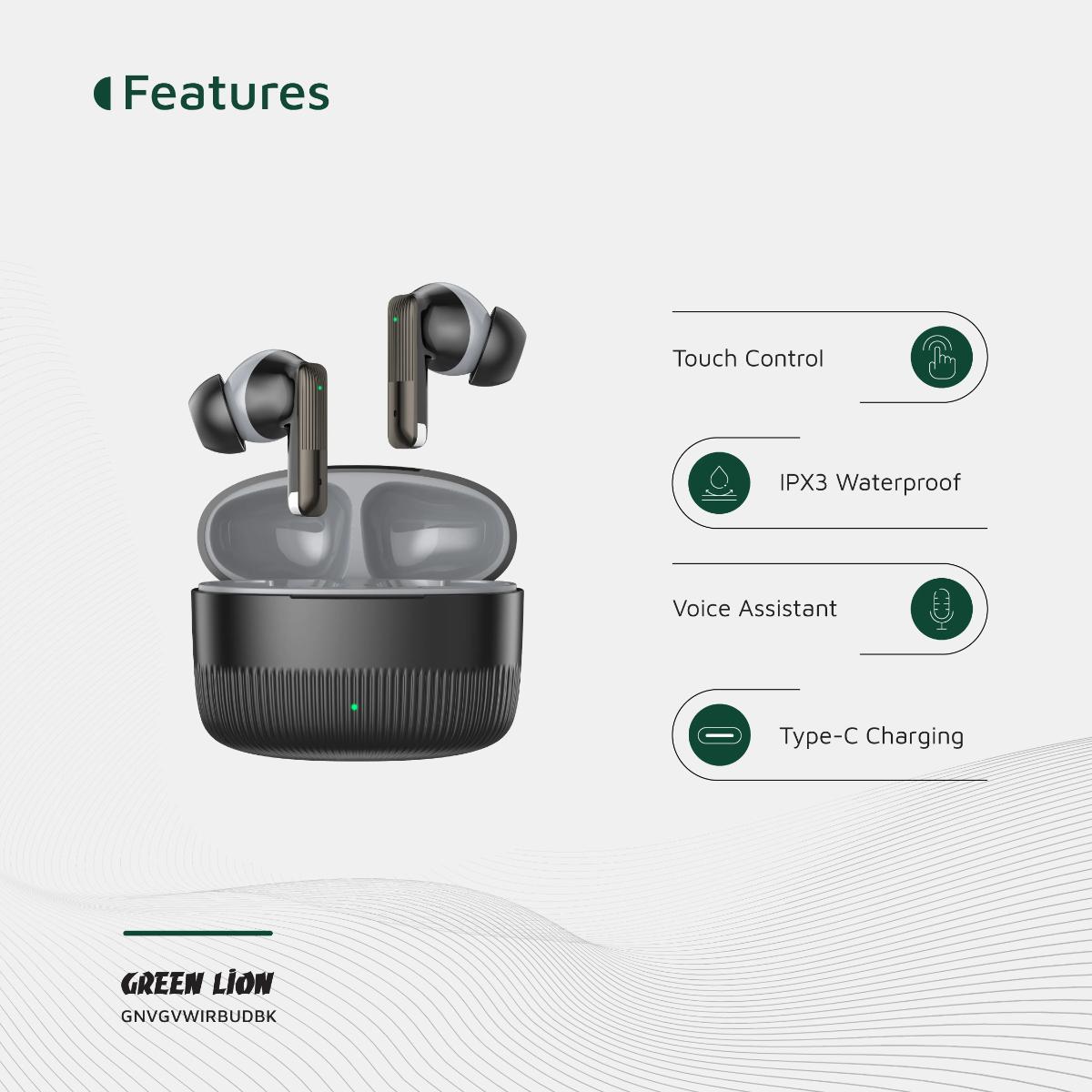 Green Lion Vancouver Wireless Earbuds
