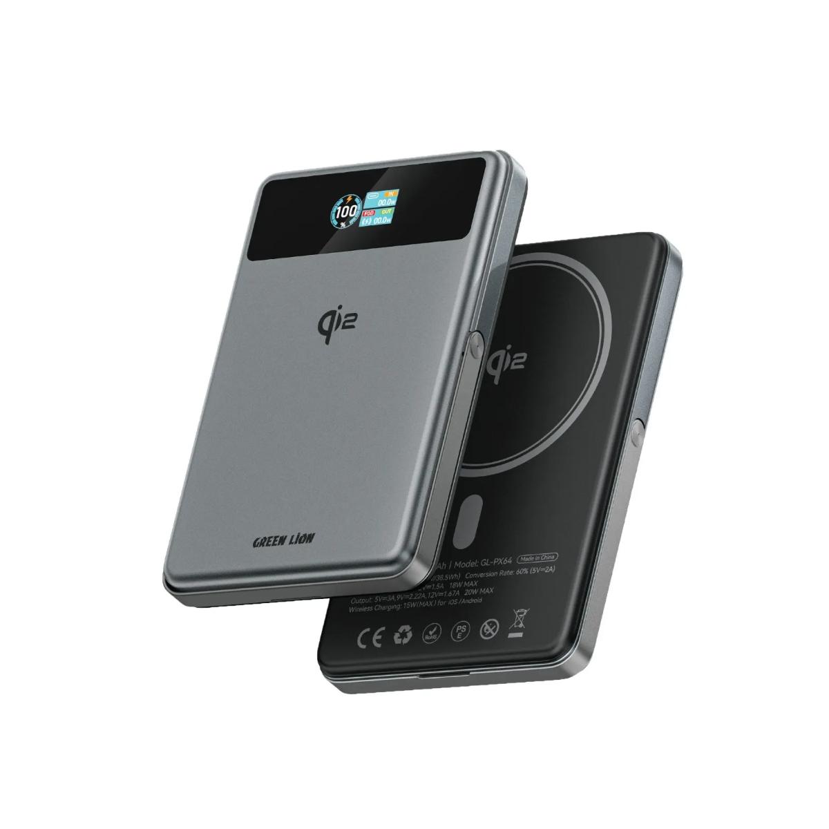 Green Lion Vista 10000mAh MagSafe Power Bank with Stand