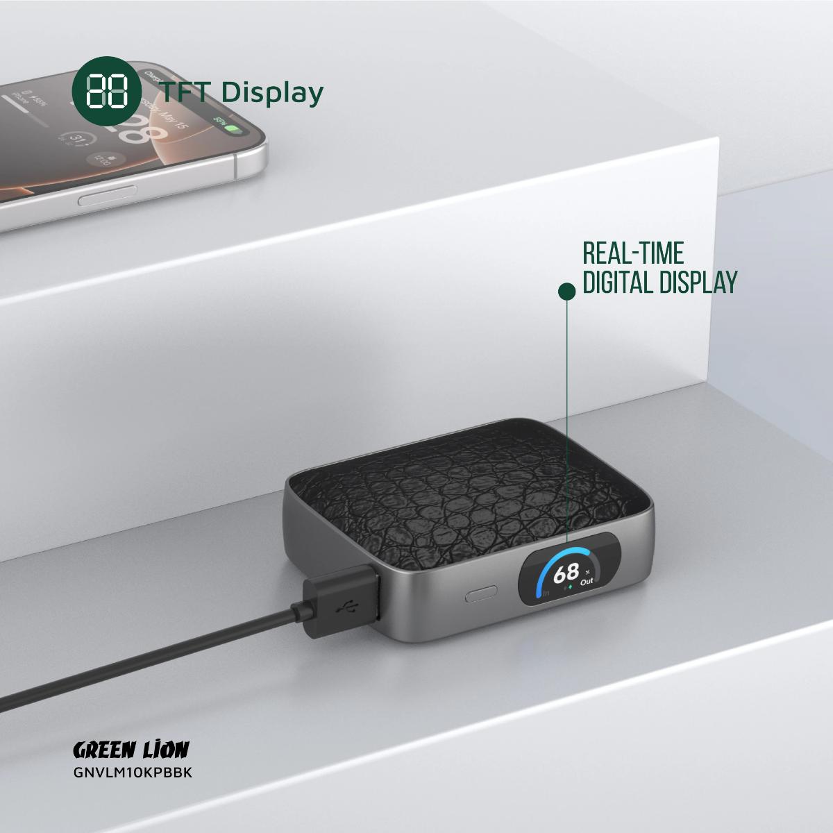 Green Lion VALMONT 10000mAh Power Bank PD 45W