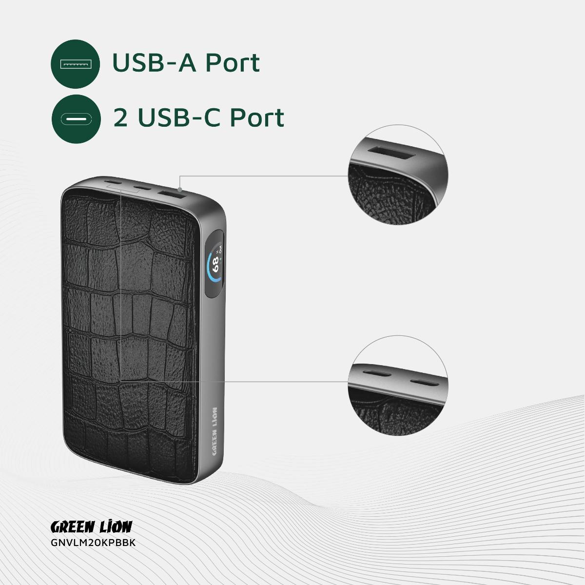 Green Lion VALMONT 20000mAh Power Bank