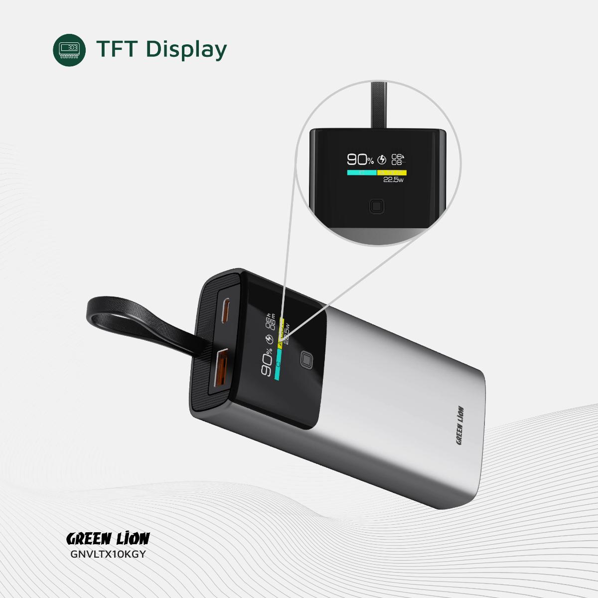Green Lion Voltix 10000mAh 22.5W Power Bank
