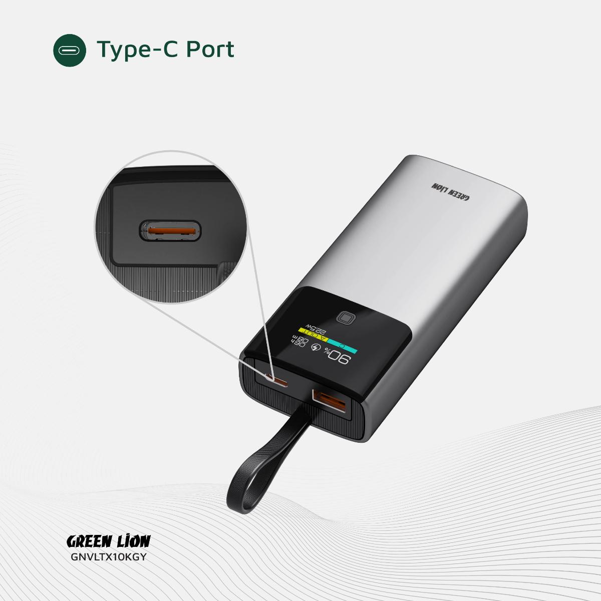 Green Lion Voltix 10000mAh 22.5W Power Bank