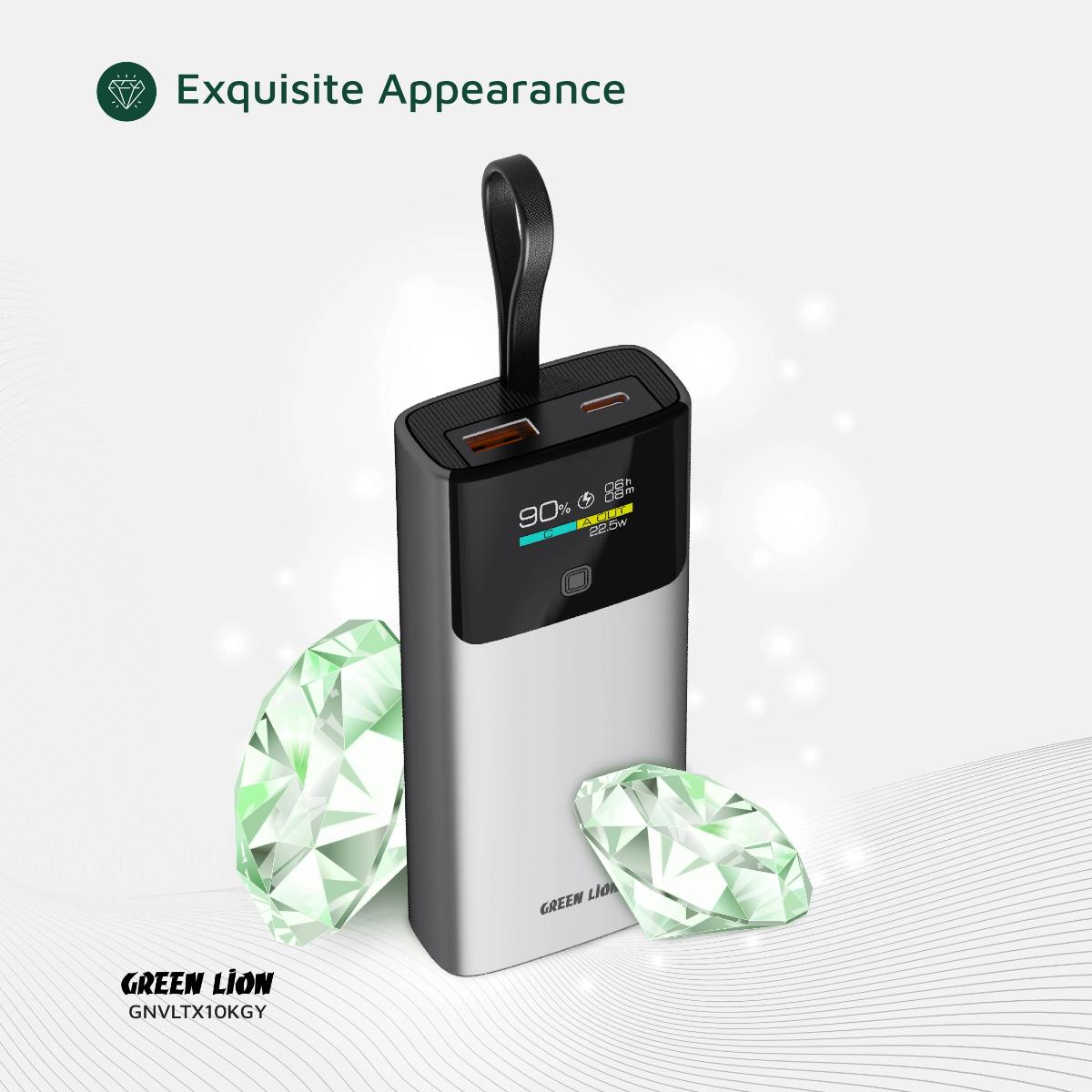 Green Lion Voltix 10000mAh 22.5W Power Bank