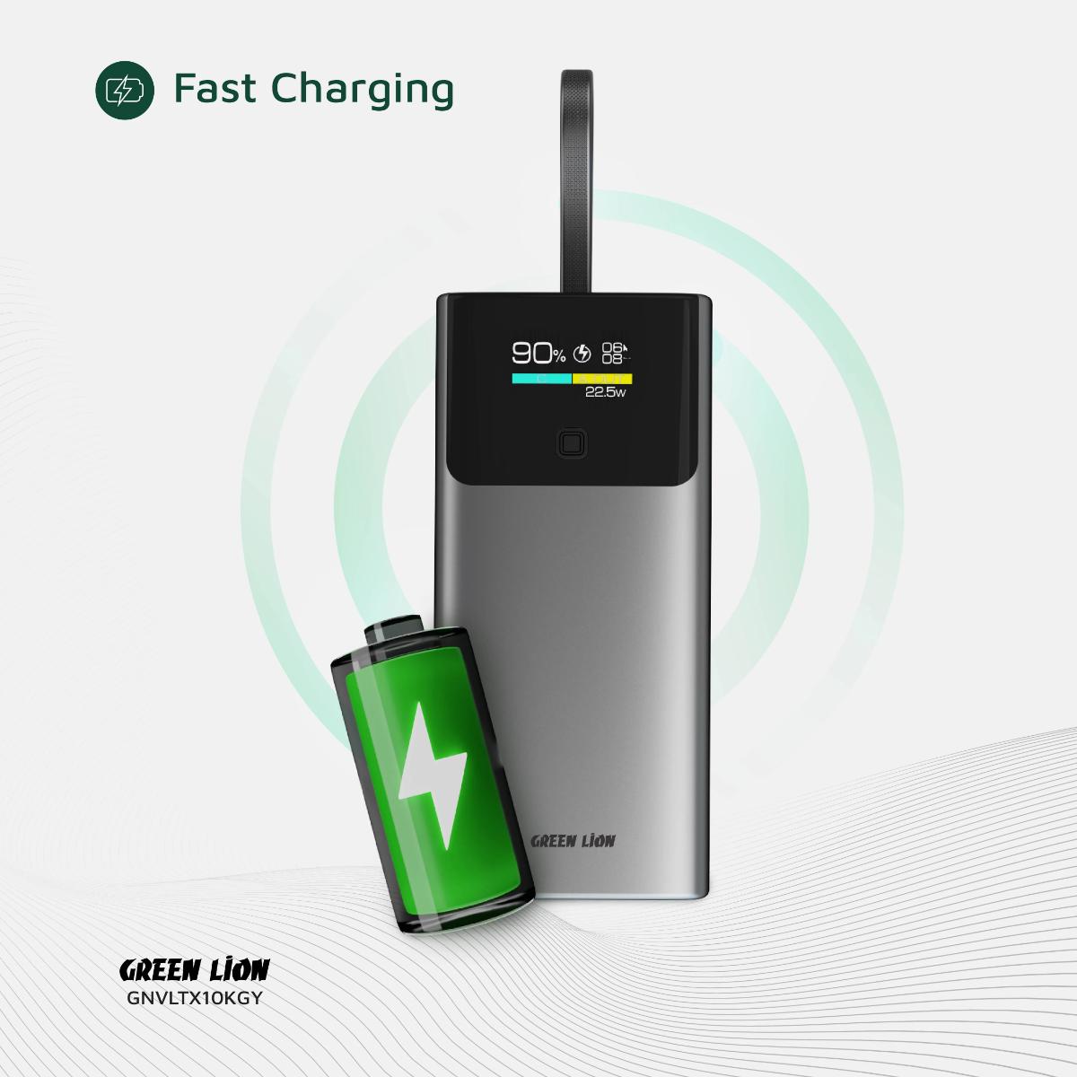 Green Lion Voltix 10000mAh 22.5W Power Bank