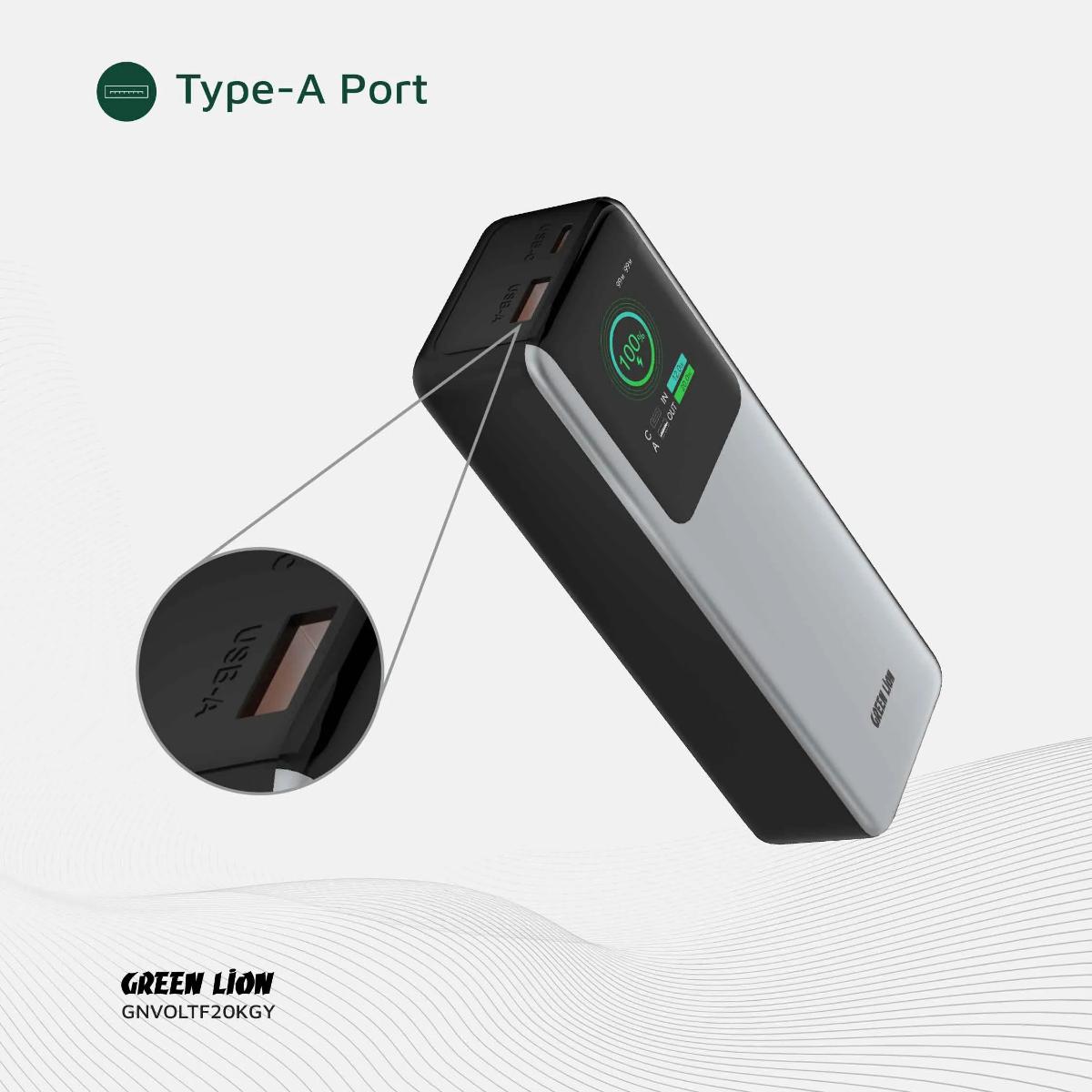 Green Lion Voltura 100W PD 20000mAh Power Bank