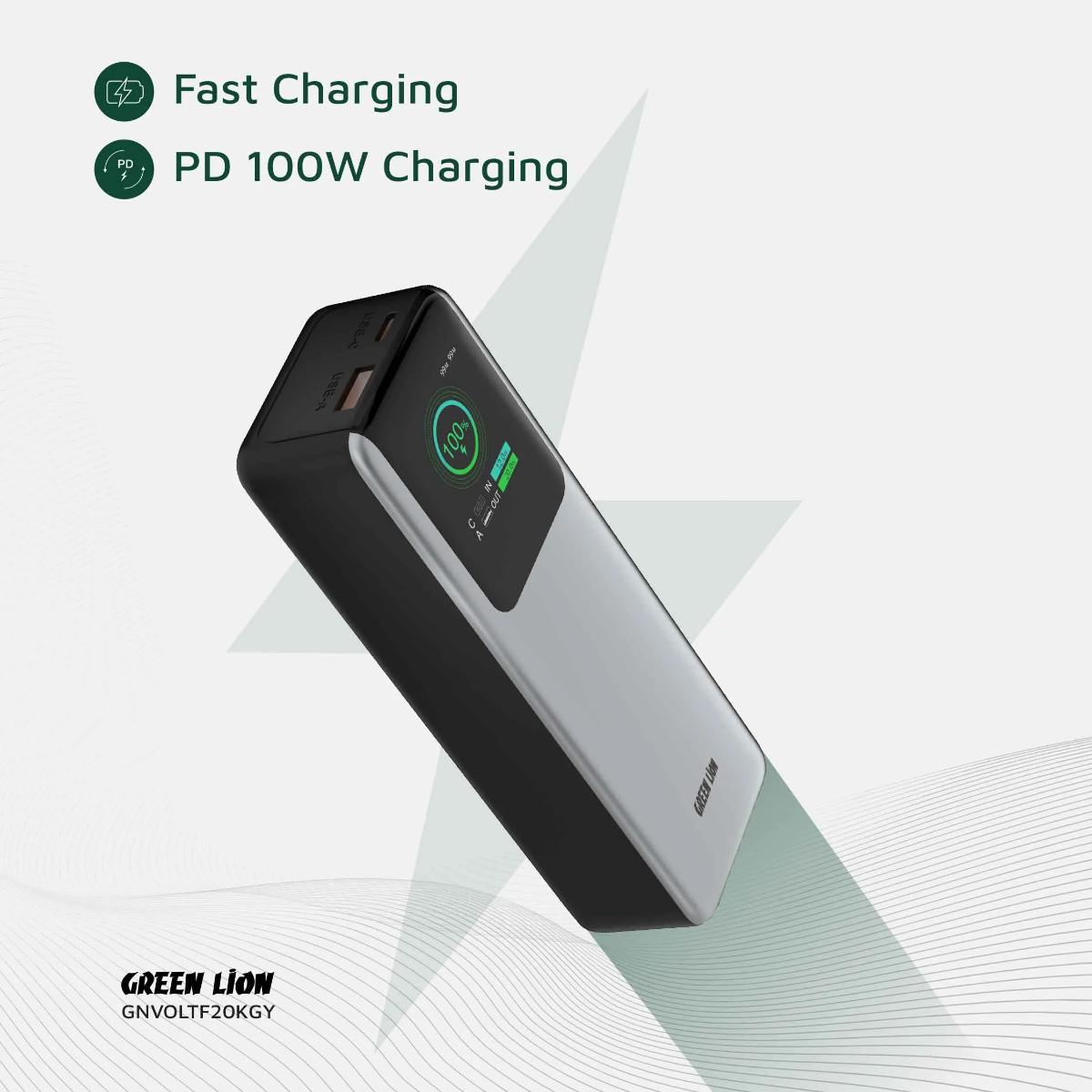 Green Lion Voltura 100W PD 20000mAh Power Bank