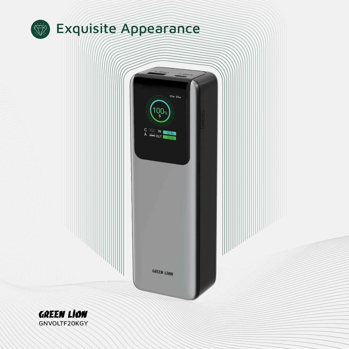 Green Lion Voltura 100W PD 20000mAh Power Bank