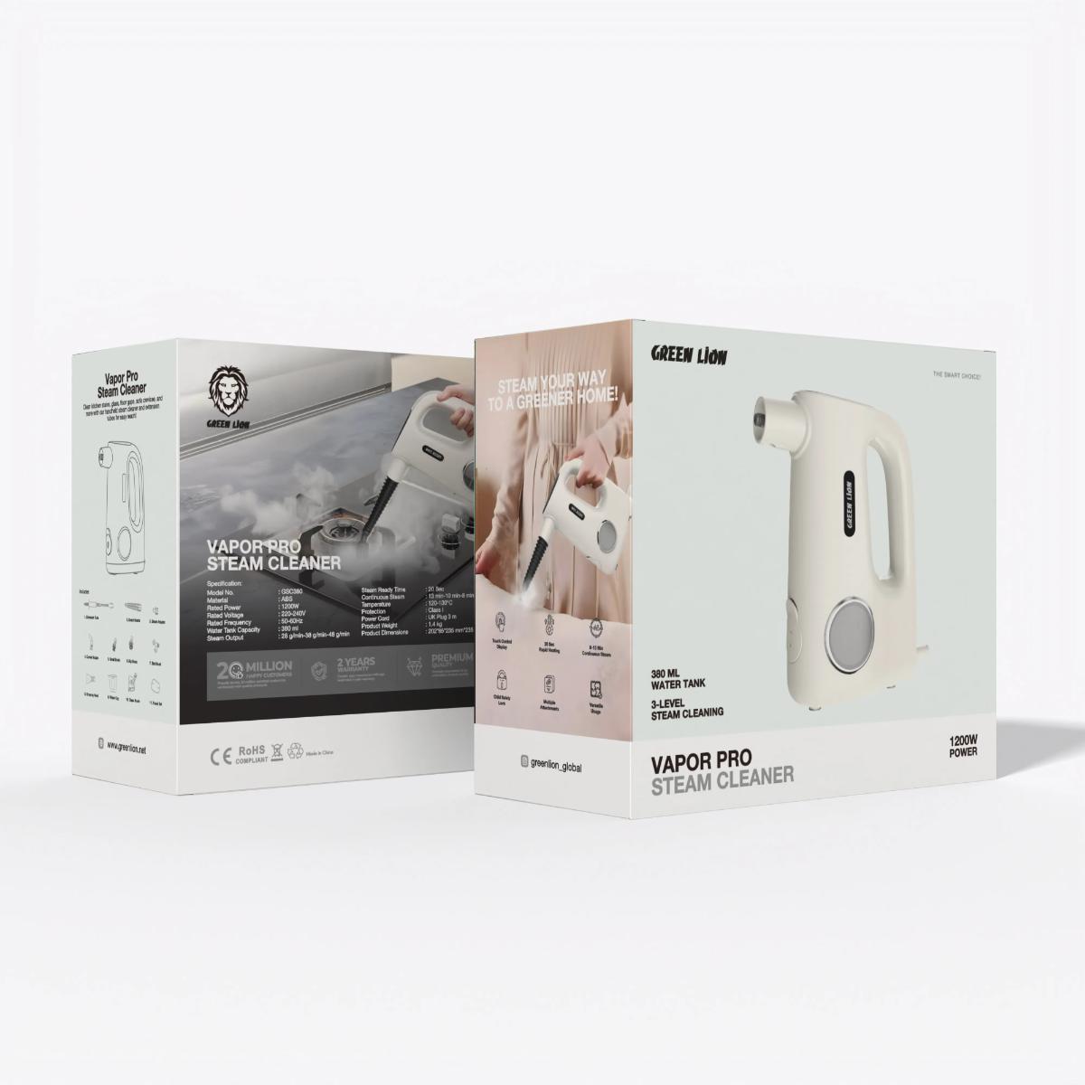 Green Lion Vapor Pro Steam Cleaner 1200W