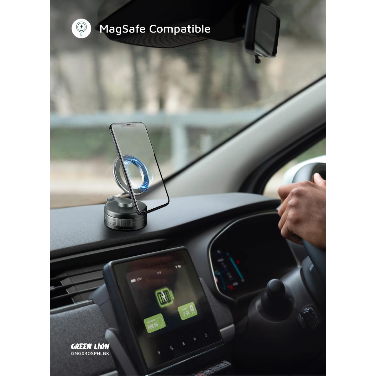 Green Lion GX•40 MagSafe Suction Phone Holder