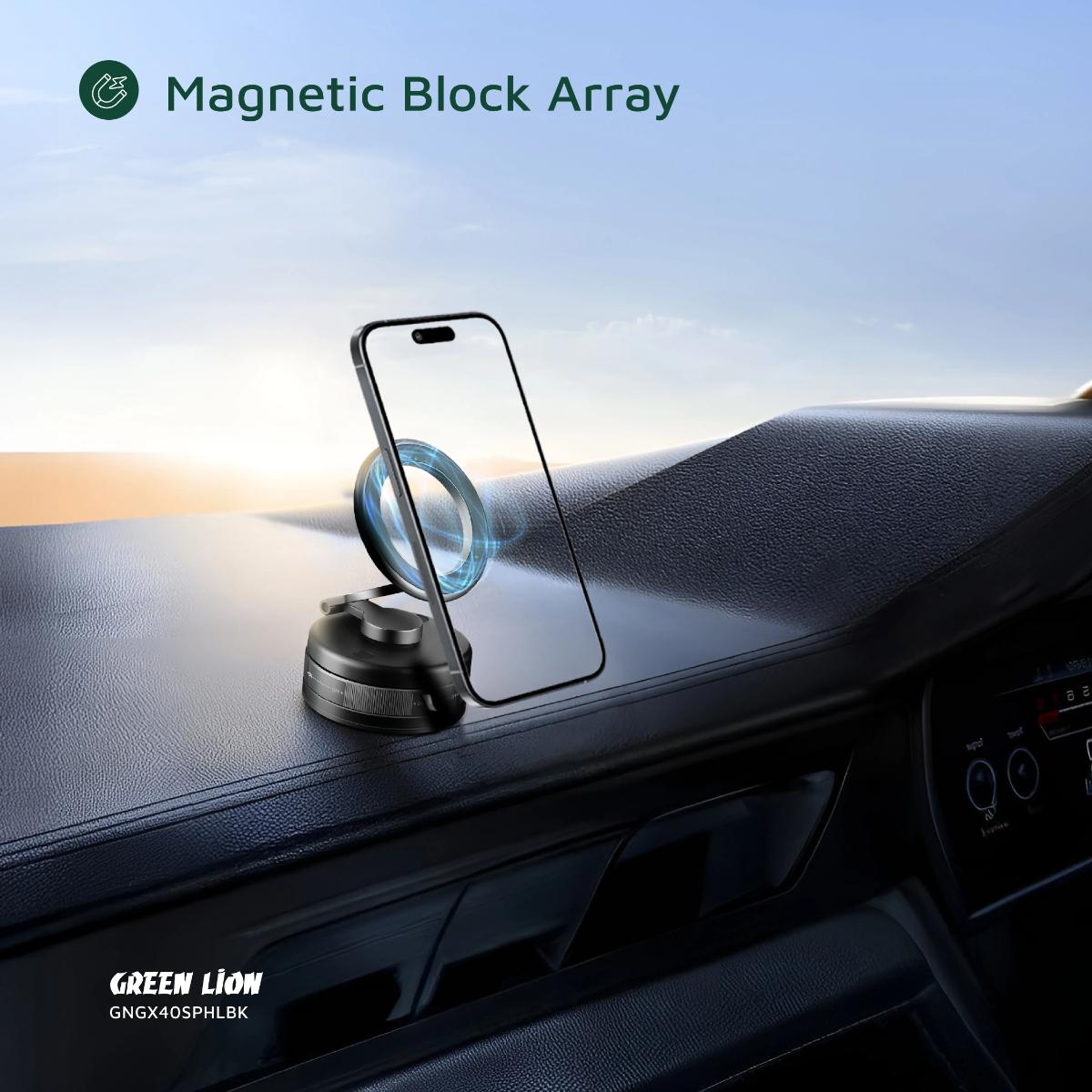 Green Lion GX•40 MagSafe Suction Phone Holder