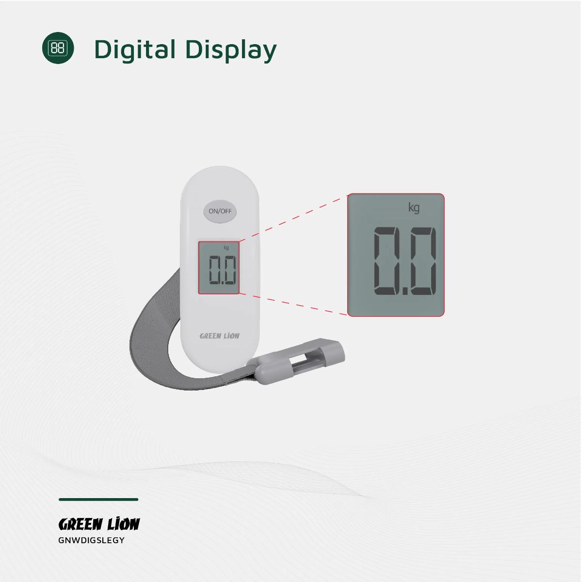 Green Lion Weight Mate Digital Luggage Scale