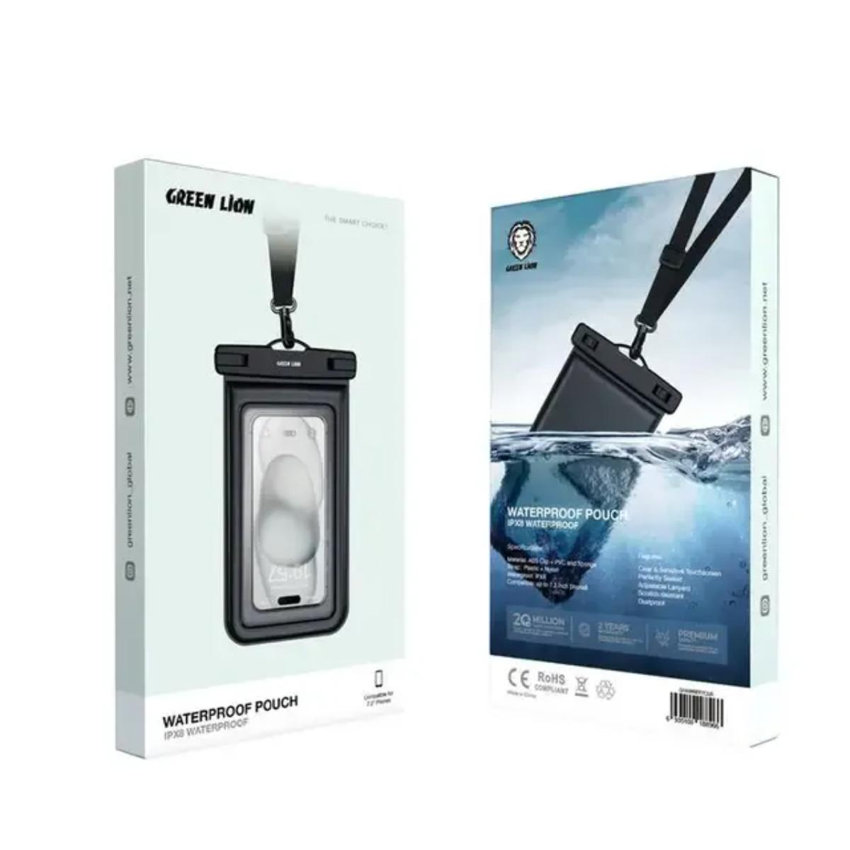 Green Lion Waterproof Pouch IPX8 Waterproof