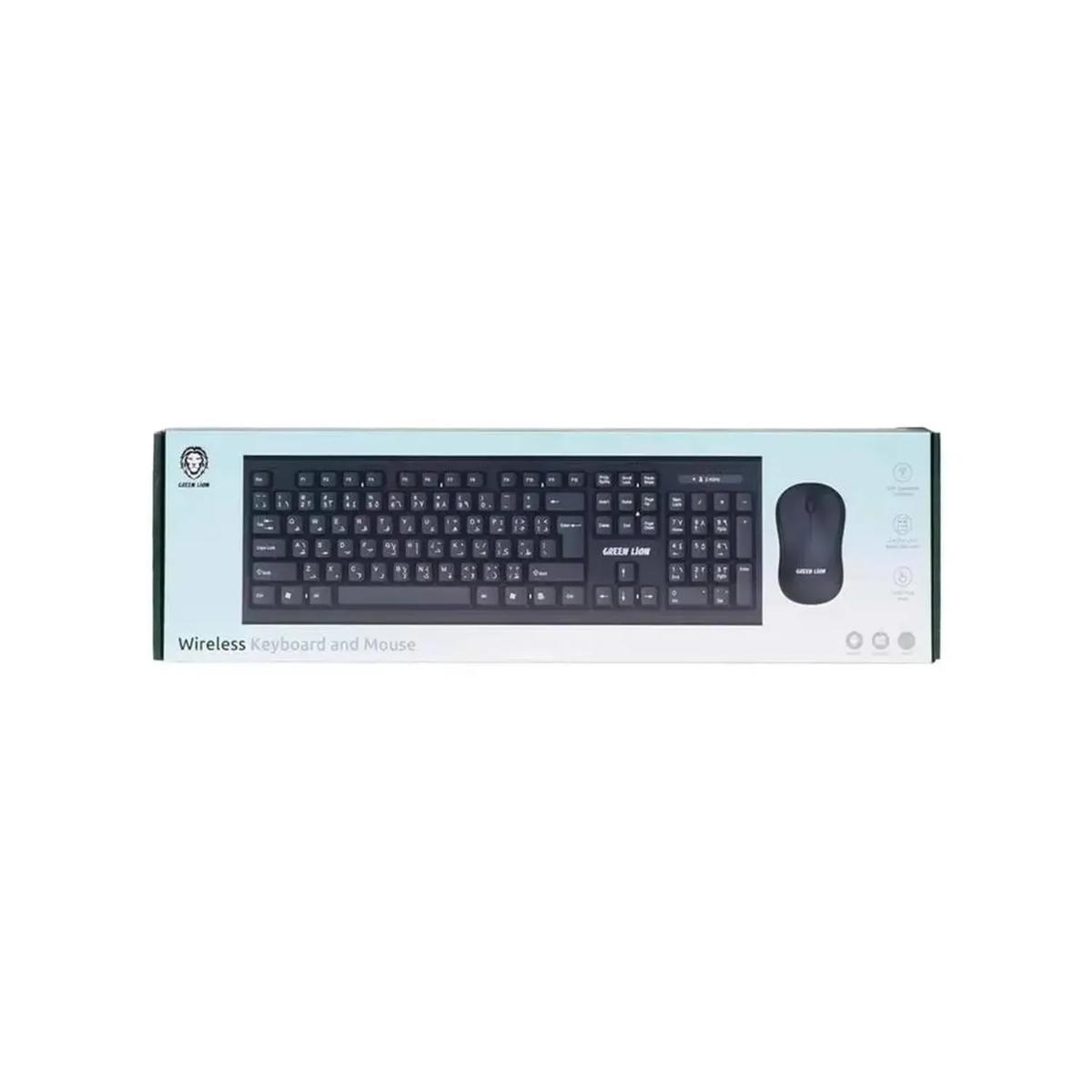 Green Lion Wireless Keyboard and Mouse Combo