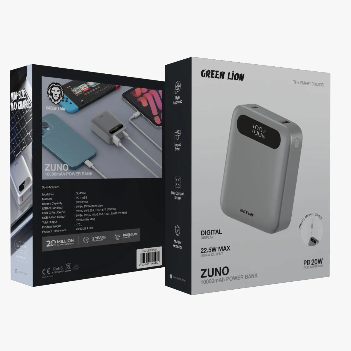 Green Lion Zuno Power Bank 10000mAh PD 20W