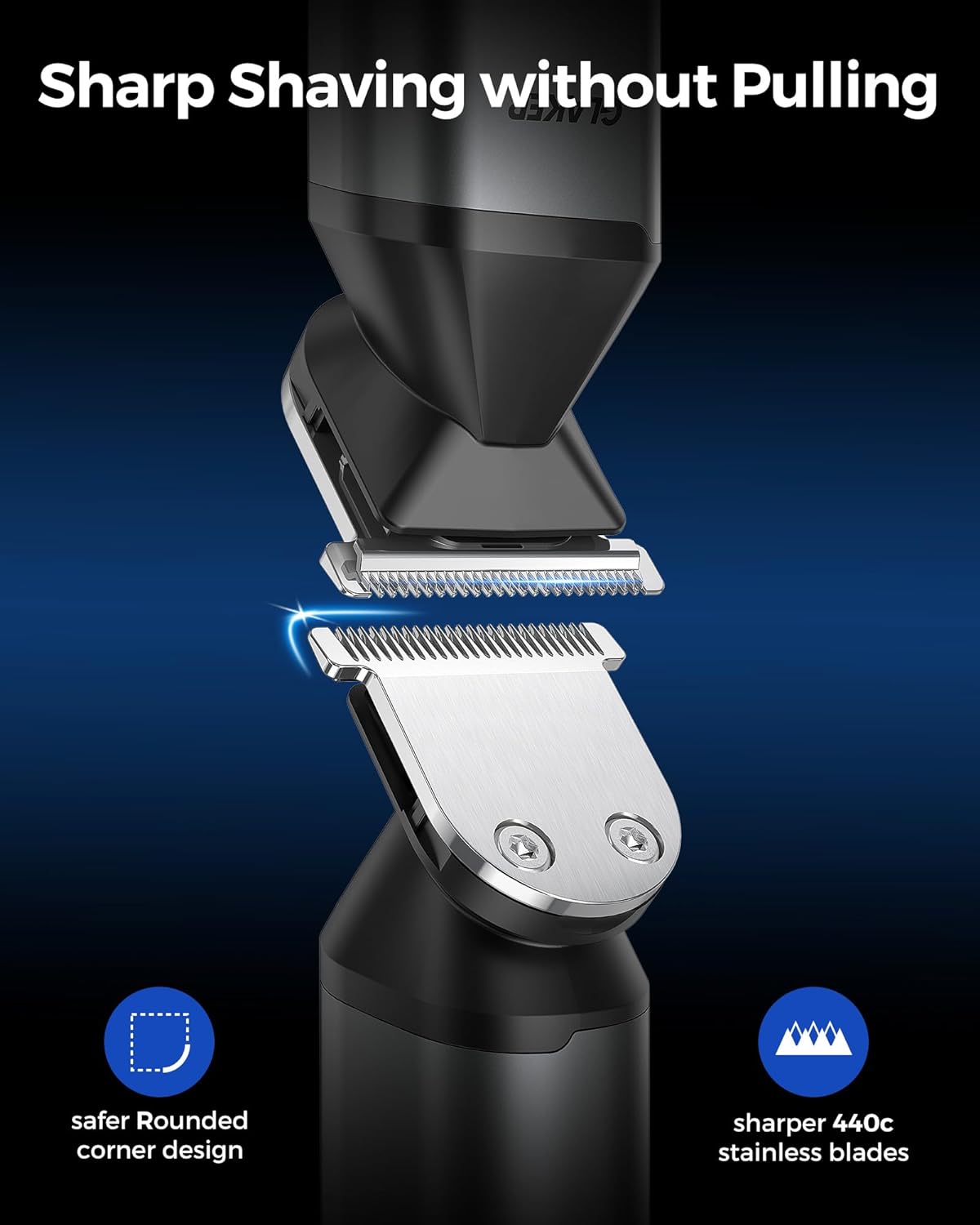 Hair Trimmer Complete Mens Grooming Kits by GLAKER | Hair Clipper | Tradeo Shopping